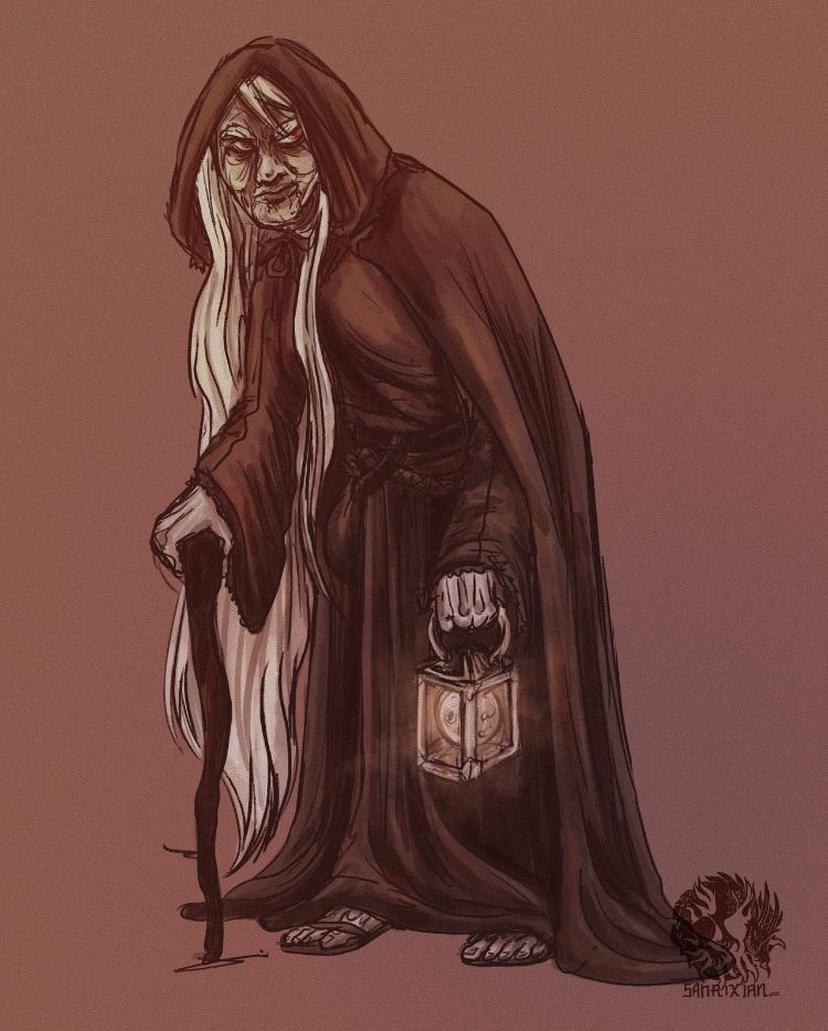 Ilustração da lenda Matinta Perera